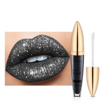Easilydays Batom Matte Brilhante Halloween, Gloss Líquido Glitter Gótico, Cores de Longa Duração
