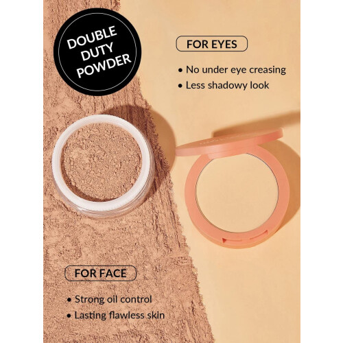 Poudre libre fixatrice pour le visage SHEGLAM Insta-Ready - Amande grill  e 1