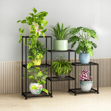 Yujchmtzn ??metal stand stand interieur metal stands stands de plante a plusieurs niveaux exterieurs pour plusieurs plantes 3 niveaux 7 support d