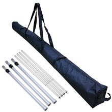 Hecis Backdrop Stand Bag 6ft Pipe and Draper B?retaske Opretst?ende Taske Tv?rstang Taske Polstaske til Pipe and Drape Baggrundsstativ Metal Bagg