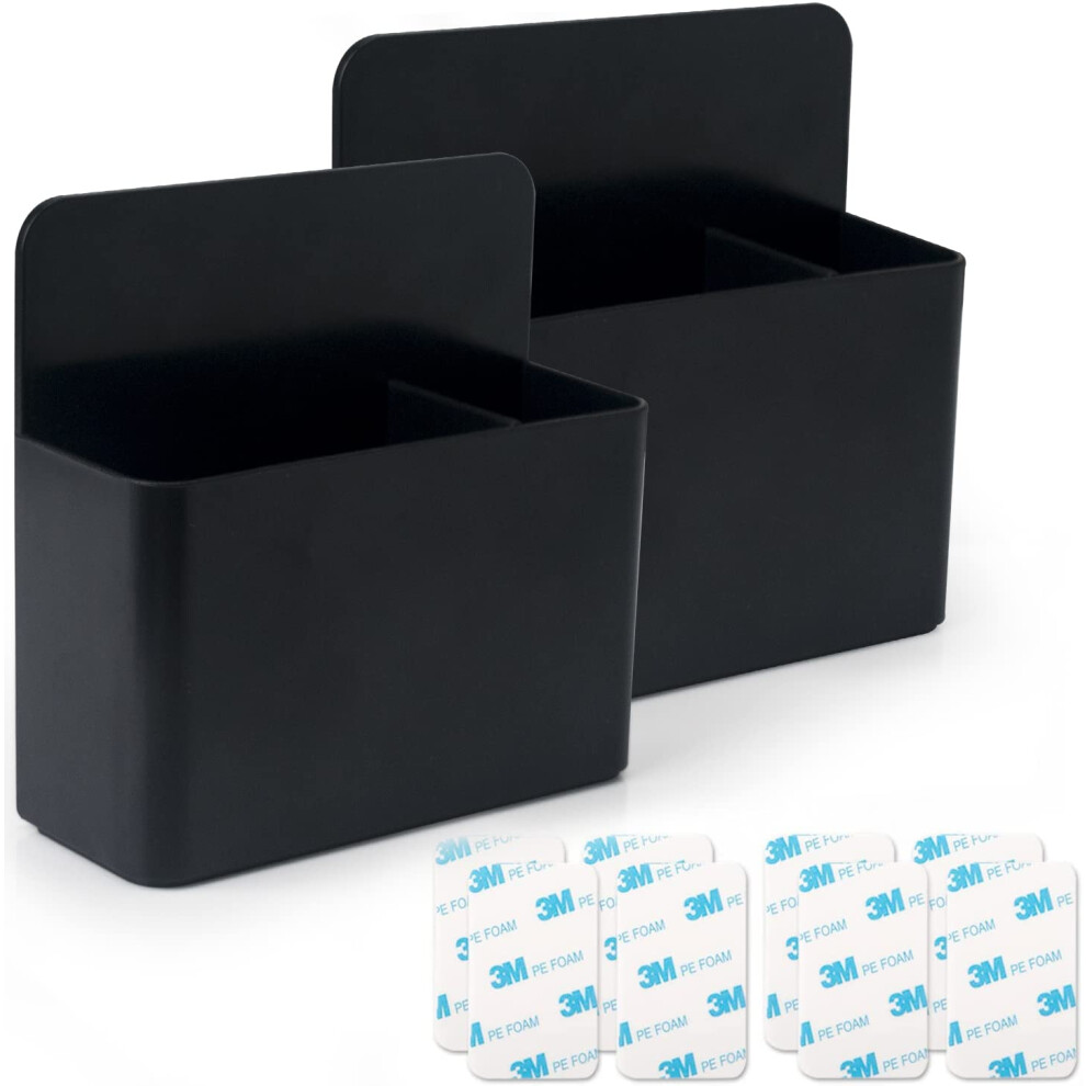 noonebutyou 2 Pcs Magnetic Marker Holder Dry Erase Marker Holder Wall Mount Self Adhesive Pen Holder Magnetic Marker Cup Holders for Whiteboard  Fridg-image-OPC-PG2FFZV-NEW