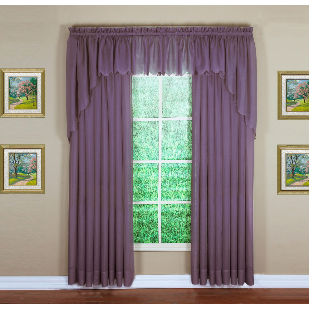 Todays Curtain Emelia Original Voile Panel 108  Amethyst  60 W x 108 L-image-OPC-PFS92T8-NEW