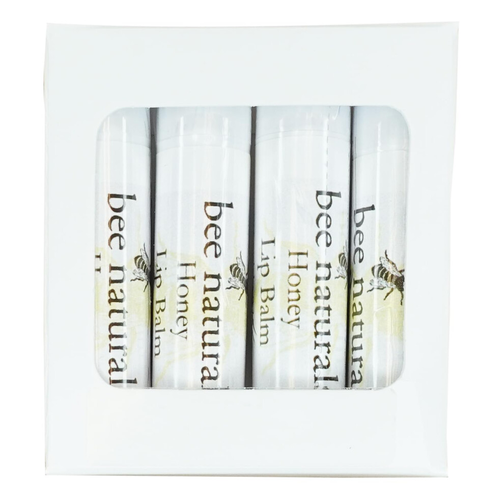 Bee Naturals Lip Balm Soothing Moisturizer For Dry Chapped Lips With Beeswax Cocoa Butter And Vitamin E Honey