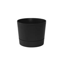 Root & nave maiestuos maiestuos de la mijlocul secolului modern cu profil scazut cilindru mate negru 8,5 """"