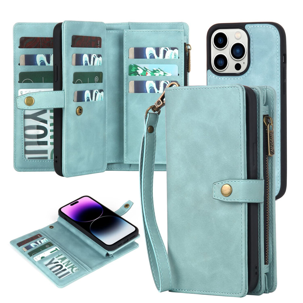 Twohead Designed For Iphone 14 Pro Wallet Case With Card Holder Detachable Magnetic Iphone 14 Pro Case Pu Leather Wallet Phone Case Iphone 14 Pro Case 774034466391