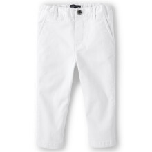 Detsk    skinny chino nohavice pre chlapcov a batolat    The Children's Place, biele, 12-18 mesiacov