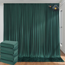30ft x 10ft riduri de vnatoare gratuite perdele de fundal verde pentru petreceri 6 panouri