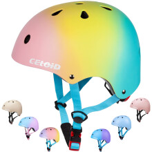 Casca de bicicleta CELOID pentru copii Ca?ti de skateboard pentru tineret pentru vrste 8-10-14 ani Baie?i Fete? Reglabil Multi-Sport Bicicleta S