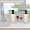 2pcs Hand SOAP Distribuitor Set de gresie Texturata de ra?ina Distribuitor de sapun lichid pentru blat 3