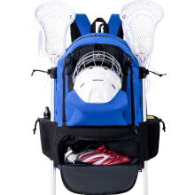 Gohimal lacrosse vska - lacrosse psar - extra stor lacrosse ryggsck med tv stickhllare (svartbl)