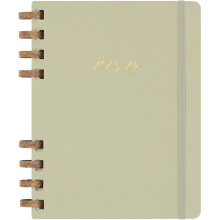 Moleskine 2024 Spiral-Akademischer Planer, 12 m, extragro, Crush Kiwi, fester Einband (7,5 x 10)