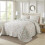Conjunto de Cama HoneiLife Queen - 3 Peças Edredão Microfibra Reversível 2