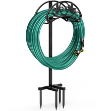 Winpull Garden Schlauchhalter abnehmbarer Wasserschlauchhalter Schlauchbgel Hochleistungsmetallschlauchhalter freistehender Schlauch Schlauch Or