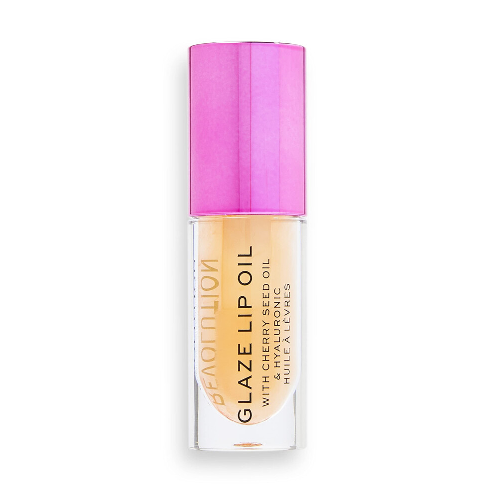 Revolution Beauty Glaze Lip Oil Formule hydratante et nourrissante infus  e de vitamine E et d'acide hyaluronique Getaway Terracotta 0,15 Fl. Oz.