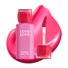 LOVB LOVB PUDDING GLOW COREAN LIP TINT | Tint de brillant  lvres durable pour Glowy | Hydratant | Haut pigment | Coloration  lvres brillante