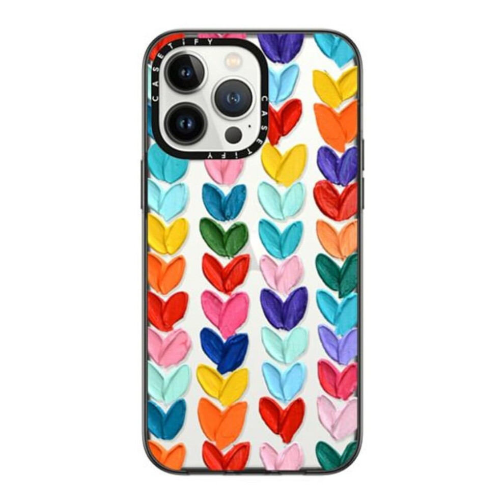 Coque compacte CASETiFY pour iPhone 14 Pro Max [Test de chute de qualit    militaire 2X / Protection contre les chutes jusqu'    1,2 m] - Polka Daub