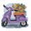 Mill Hill Scooter Χριστουγεννιάτικο Κιτ Ραψίματος 2023 Άνοιξη Μπουκέτο MH182313 1