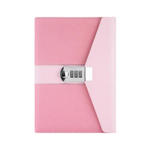 (As show, One size) Diary and Lock, 2 in 1 lock diary with combined numeric