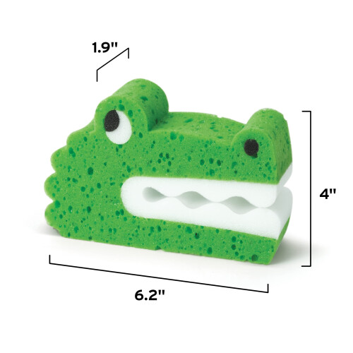 Éponge de bain Genuine Fred, Crocodile, pour enfants 2
