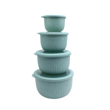 GATIT CU CULOARE Boluri de pregatire cu capace - Set de boluri mici de amestecare din plastic, late ?i adnci, cu capac, Set de 8 buca?i - Boluri
