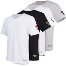 True Religion Mens Subshirts Camisetas con cuello en V para hombres 4 paquete