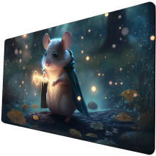 Fantasy AI TCG Playmat 24 x 14 polegadas Tapete de jogo para MTG DTCG CCG RPG Jogo com tinta para cartas colecionveis ????Playmats Superfcie li