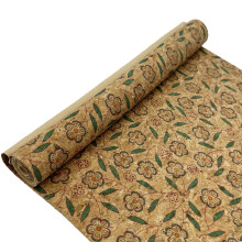 Korkov tkanina SorenCut od The Yard Cork Fabric pro it s ??barevnm povrchem kvetin 12 * 52 palcu vet velikost pro rucn prce Rezn kutilskch