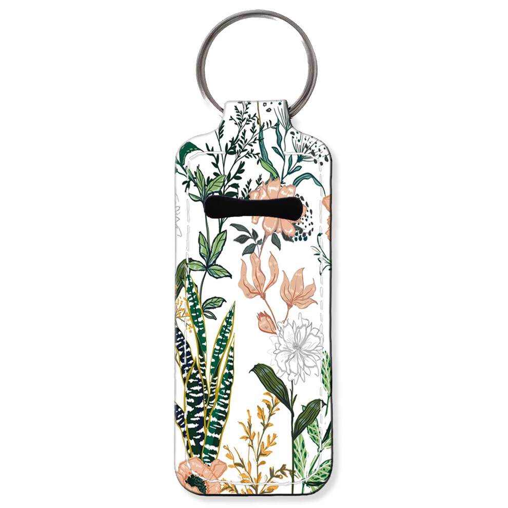 KLLRO RUO Chapstick Holder Keychain Fashion Lipstick Sleeve Lip Balm Portable Pocket Lip Gloss Tube Holder Clip-on Makeup Travel Accessories-image-OPC-PFNHGBY-NEW