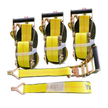 Yuoneiy Ratchet Paspaps ciezka (4pk) 2 ""x 30 'x 10000 funtw J Haczyka Zwiazek Pasek Pasku do ciezarwki ATV UTV i przyczepy