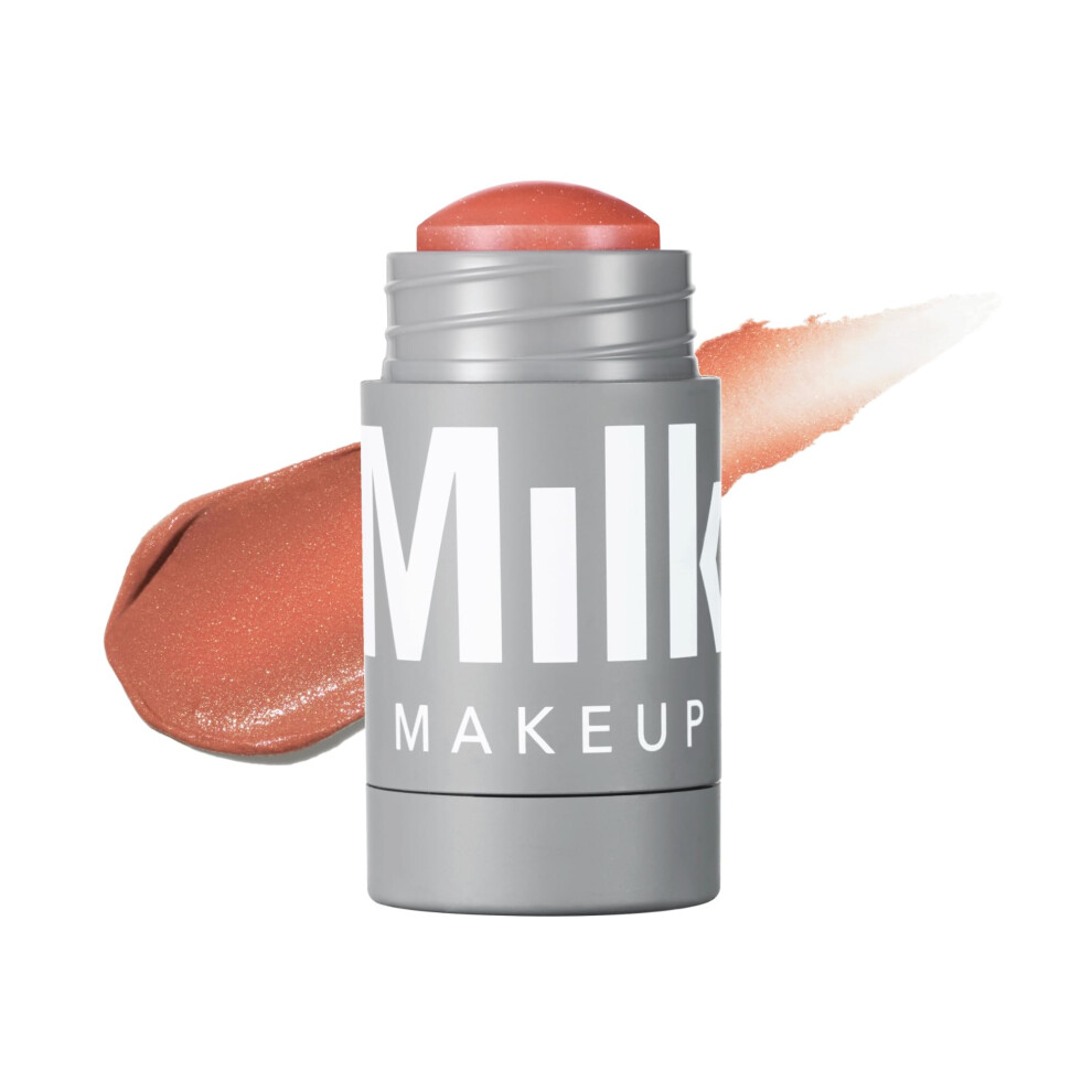 Milk Makeup Cream Lip + Cheek Smirk (Dusty Rose With Shimmer) - 0.21 Fl Oz - Blush & Lip Color - Buildable & Blendable - 1 000+ Swipes Per