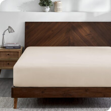 Bare Home Hoeslaken van jersey van 100% biologisch katoen - Queen size - Ultrazacht - Hoeslaken met diepe zakken - 100% katoen - Ringgesponnen garens