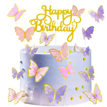 100 stuks vlinder taart topper vlinder cupcake topper vlinder taart decoraties taart topper verjaardag jubileum decor feestdecoraties voor vrouwen me