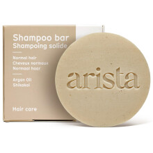 Bara de ?ampon pentru par normal Arista | ?ampon fara sulfat | ?amponul cu ulei de fructe Shikakai ?i ulei de argan | SHAMPOO BAR ECO FIEDIC | ?a