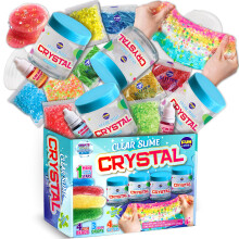 35,16 FL OZ Klarer Schleim fr Kinder von 6 bis 12 Jahren FunKidz 4er-Pack Riesige 1040-ml-Glasschleimpackung Spielzeug Vorgefertigtes Wasserkristall