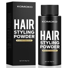 Komoko Haarstyling-Puder fr Mnner (0,7 oz)  sofort voluminse Textur mit mattem Finish fr starken Halt und natrliches Aussehen