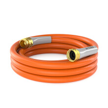 SPECILITE Tuinslang 10 ft x 5/8 in Heavy Duty Leiderslangverlenging Flexibele en lichtgewicht korte waterslang Knikvrije hybride rubberen slang met 3