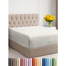 CGK Unlimited Extra Diep Queen Hoeslaken - Hotel Luxe Eenpersoons Hoeslaken - Past gemakkelijk op een matras van 18 inch tot 24 inch - Zacht Rimpelvr