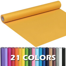 PerkHomy Orange Kraft Paper Roll 175 x 960 80 for Gift Wrapping Bouquet Flower Kids Art Painting Craft Writing Packaging