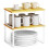 Organizatori de raft pentru dulapuri SPACEAID 2 pachete rafturi de bucatarie rafturi RISER STACKABIL STACKABLE SPICABIL SPICE SCHEP CAPER CAPOLOR 1