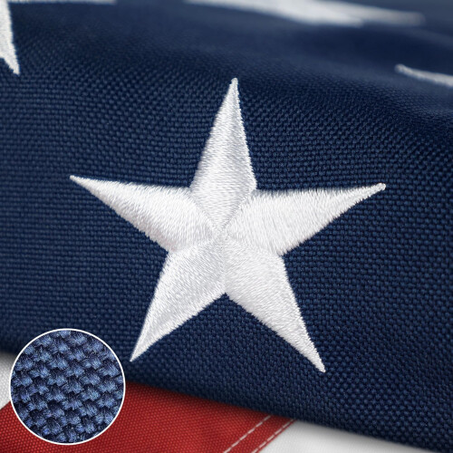 USA Trump Back The Blue Flag Outdoor Made In USA | US Patriot Flags - Foto 7