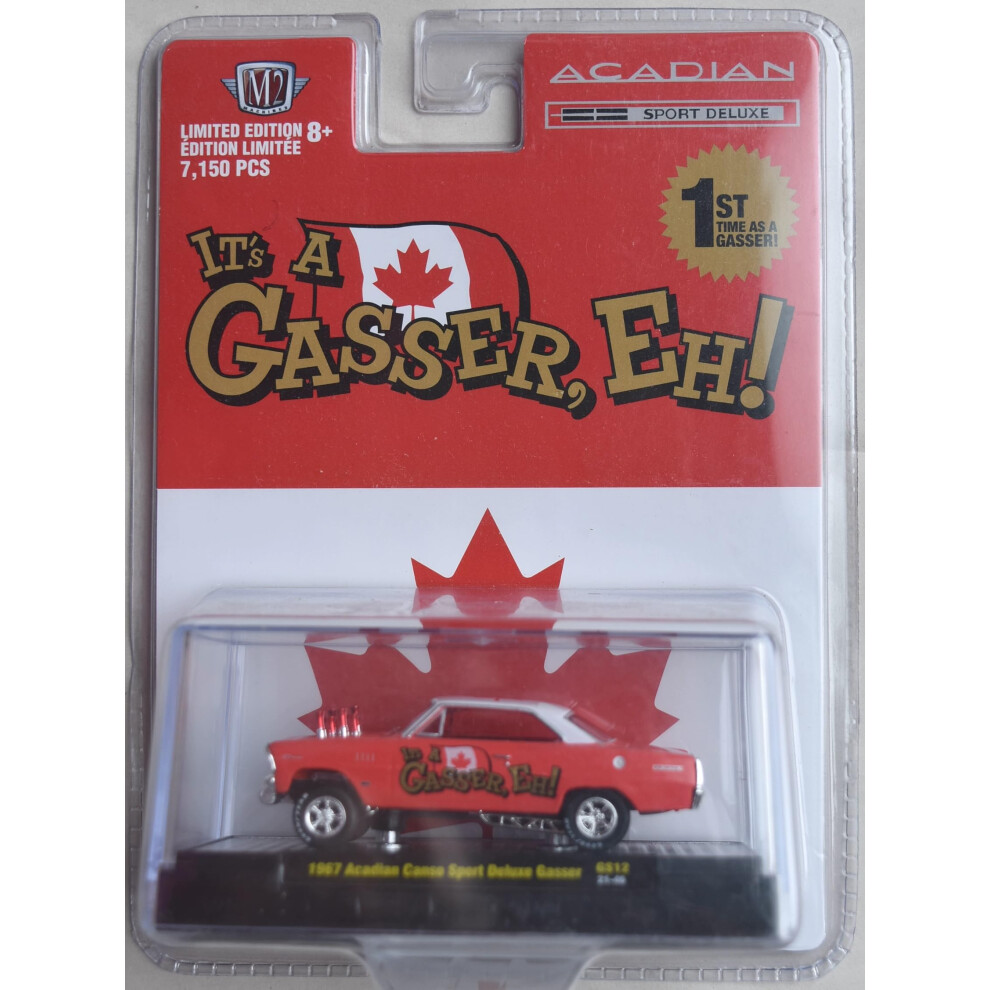 M2 Machines 1967 Acadian Canso Sport Deluxe Gasser Limited Edition 7150 Stuks-image