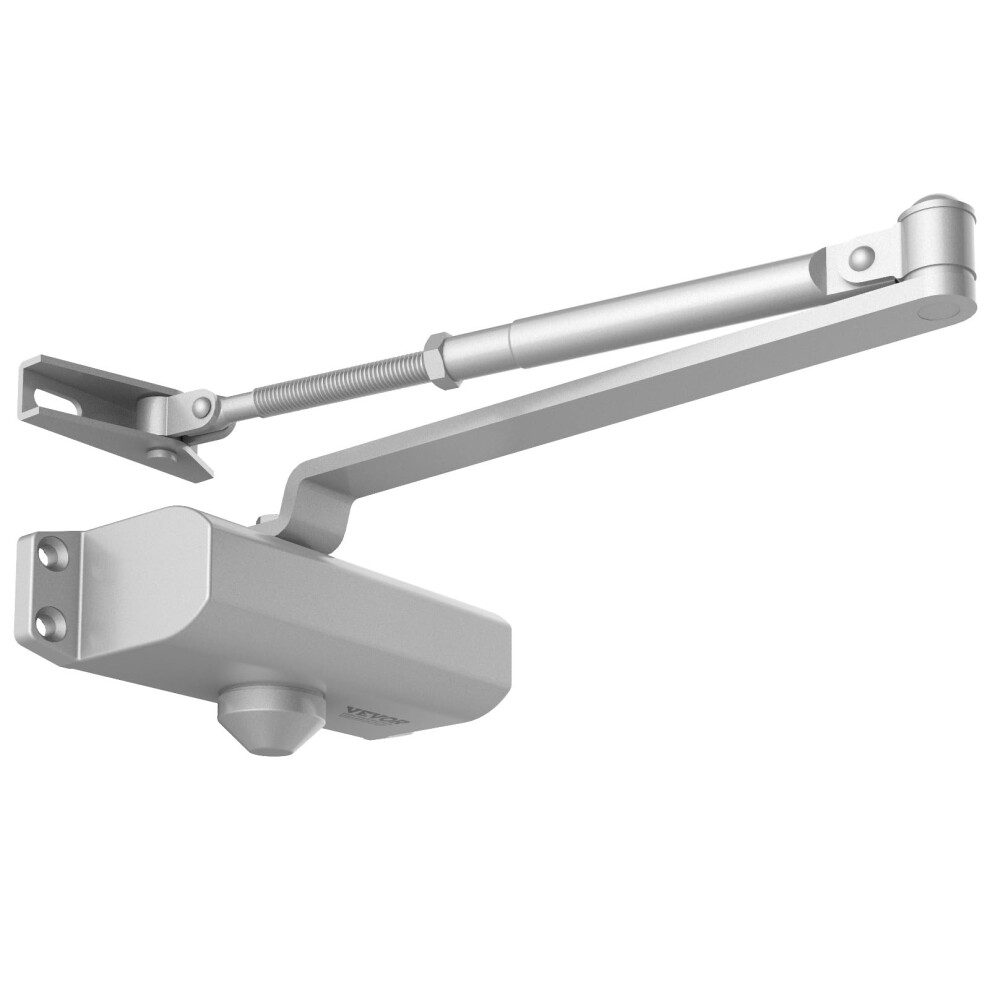 VEVOR Door Closer  Automatic Door Closer Commercial or Home  Adjustable Size Hydraulic Buffer Door Closers Heavy Duty Cast Aluminum Body  Easy Install