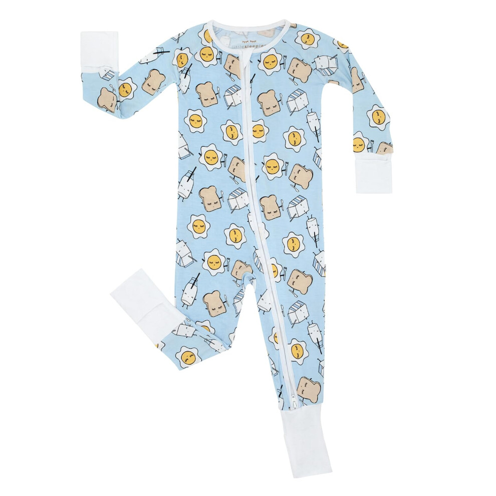 Little Sleepies Zippy Baby- Und Kleinkind-Schlafanzug FüR Jungen Und MäDchen, Neugeborenen-Schlafanzug Mit 2-Wege-ReißVerschluss Und FäUstlingsbü-image