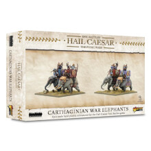 Warlord Games Carthaginian War Elephants - Epic Scale Plastic Miniatures For Hail Caesar Hgt detaljerade forntida ERA -miniatyrer fr tabell Top