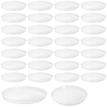 UltraOutlet 30 Pack 14palcov podlek na rostliny Pruhledn podlky na rostliny pro venkovn rostliny Odkapvac tcky na rostliny Extra velk pod