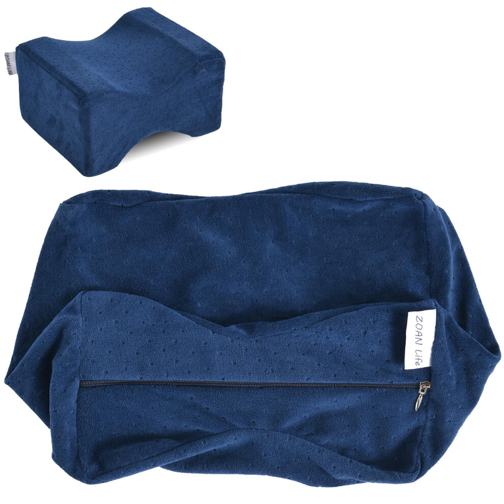 Taie d'oreiller pour genoux 25,4 x 20,3 x 16 cm, housse de rechange pour oreiller pour jambes, avec fermeture    clair, compatible avec l'oreiller
