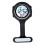 (As show, One size) Electronic Multifunctional Nurse Watch Silicone Black 1