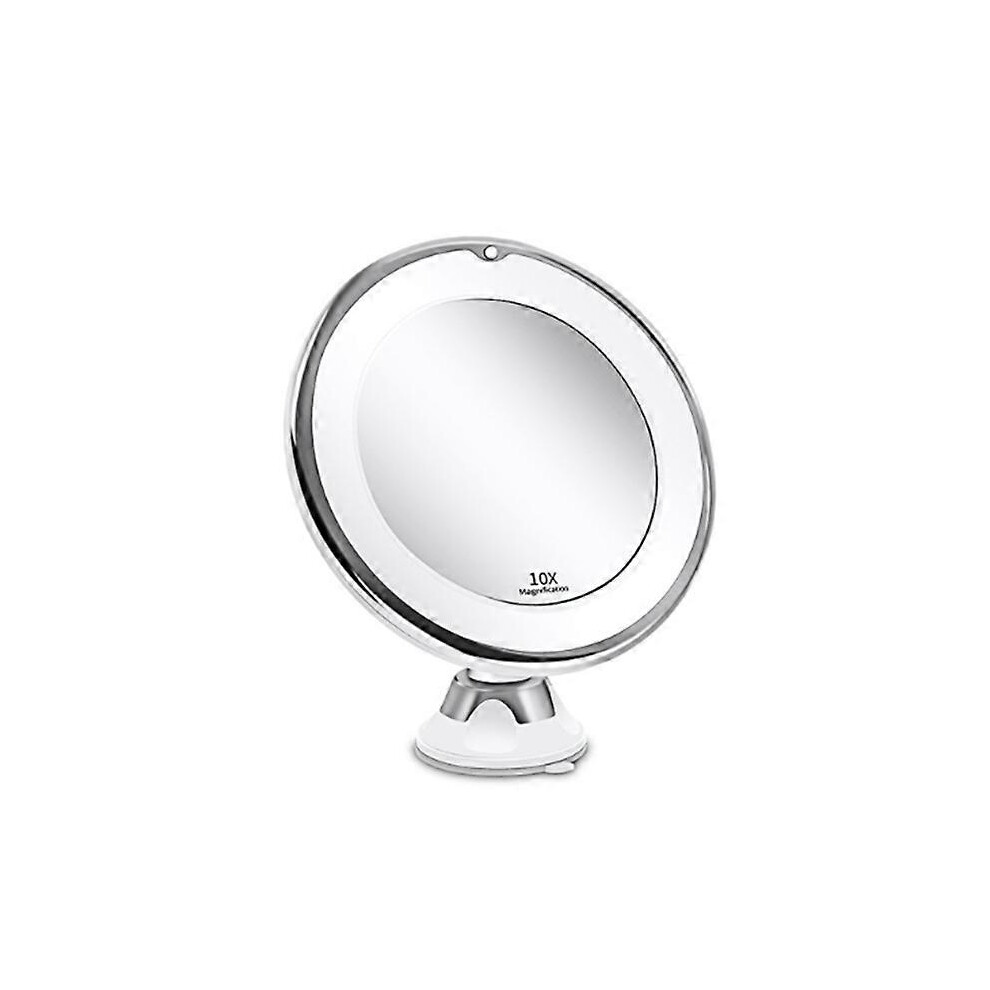 (As show, One size) 10x Magnifying Lighted Makeup Mirror - Travel Vanity Mirror -360 Rotation