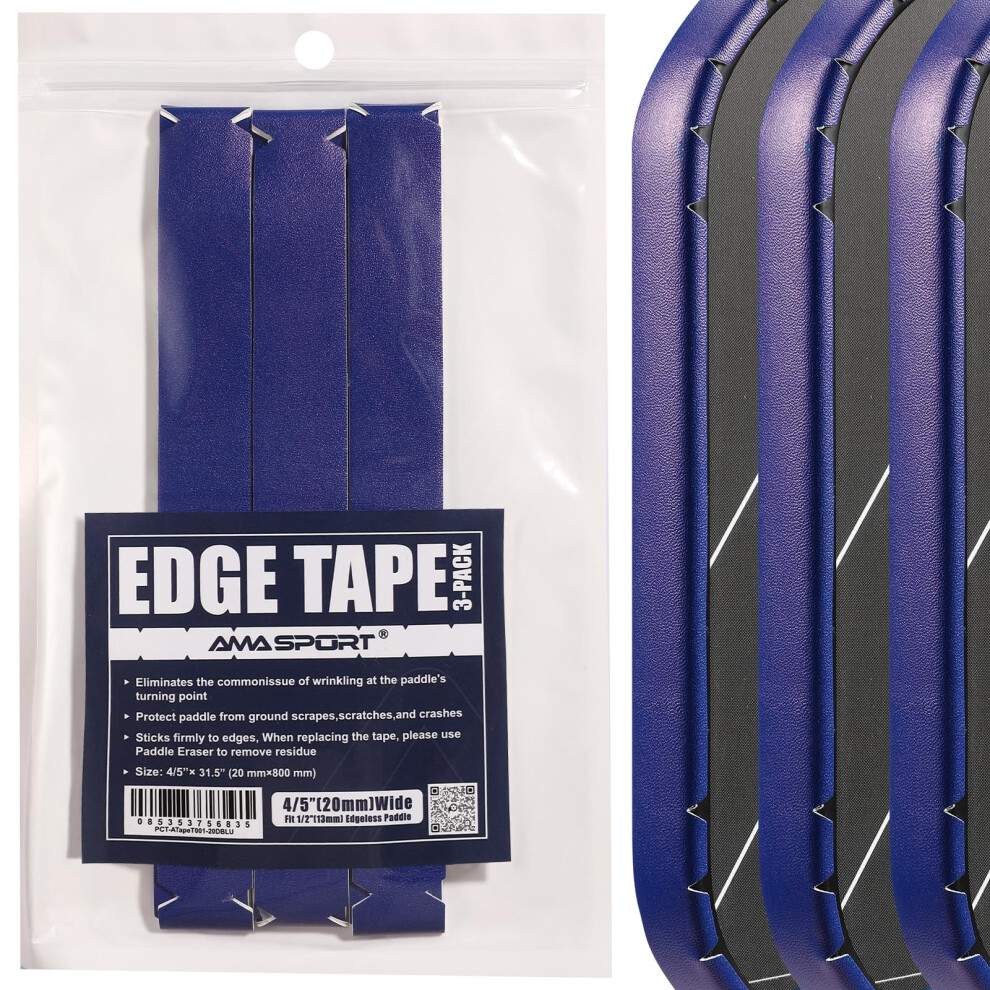 Nastro Protettivo Per Racchetta Da Pickleball Pickletech - Protezione Per Il Bordo Della Testa Della Racchetta - Nastro Protettivo Per Il Bordo D-image