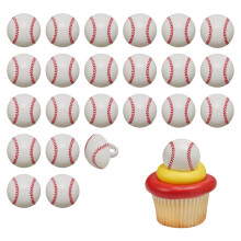 DecoPac Honkbalringen Cupcake Decoraties Honkbal Cupcake Toppers Voedselveilig - 24 stuks